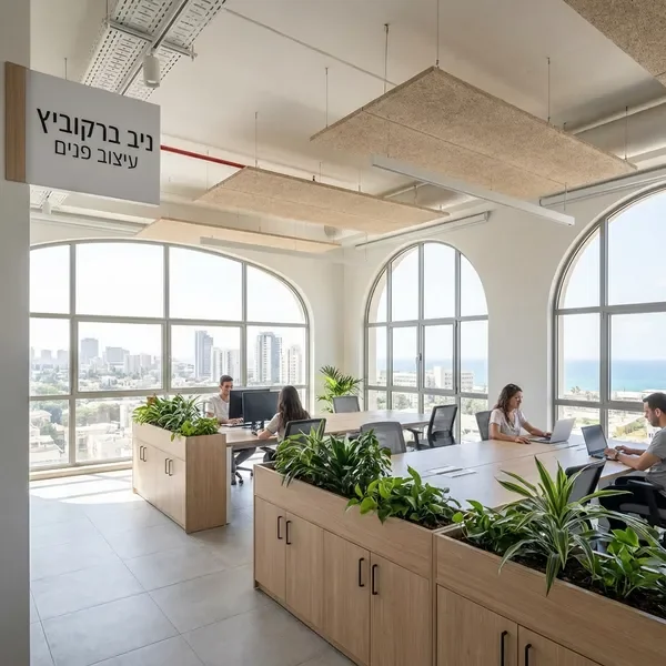 פרויקט משרד הייטק מודרני בהרצליה