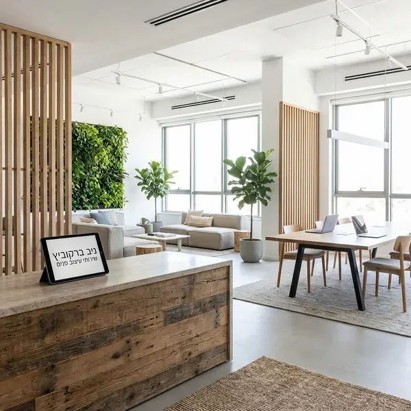 עיצוב משרד מודרני של ניב ברקוביץ